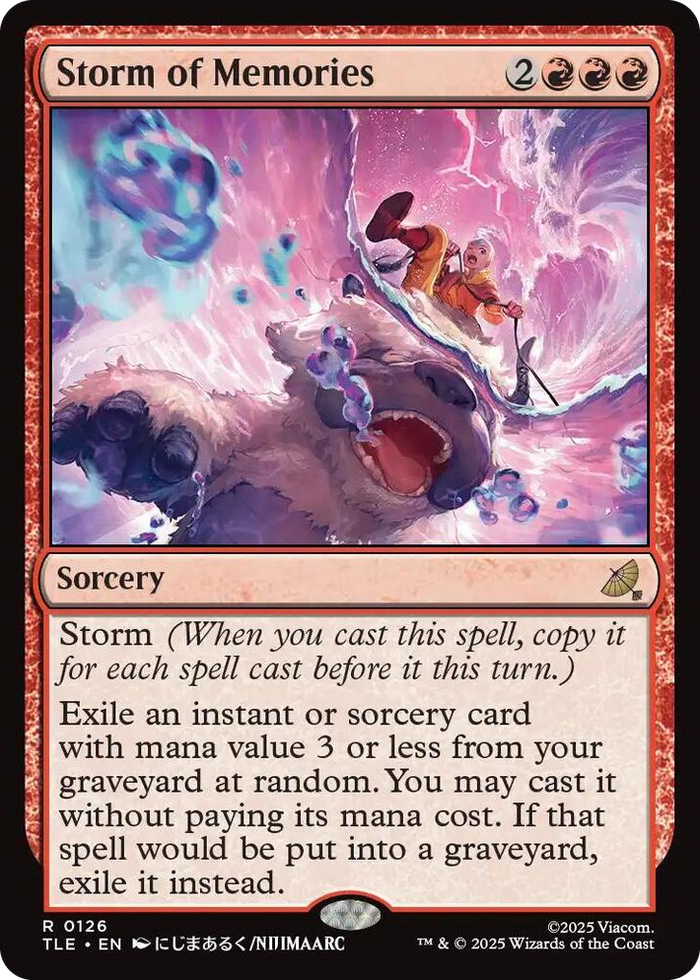 Storm of Memories #126 R - The Last Airbender: Eternal-Legal Pokemon card