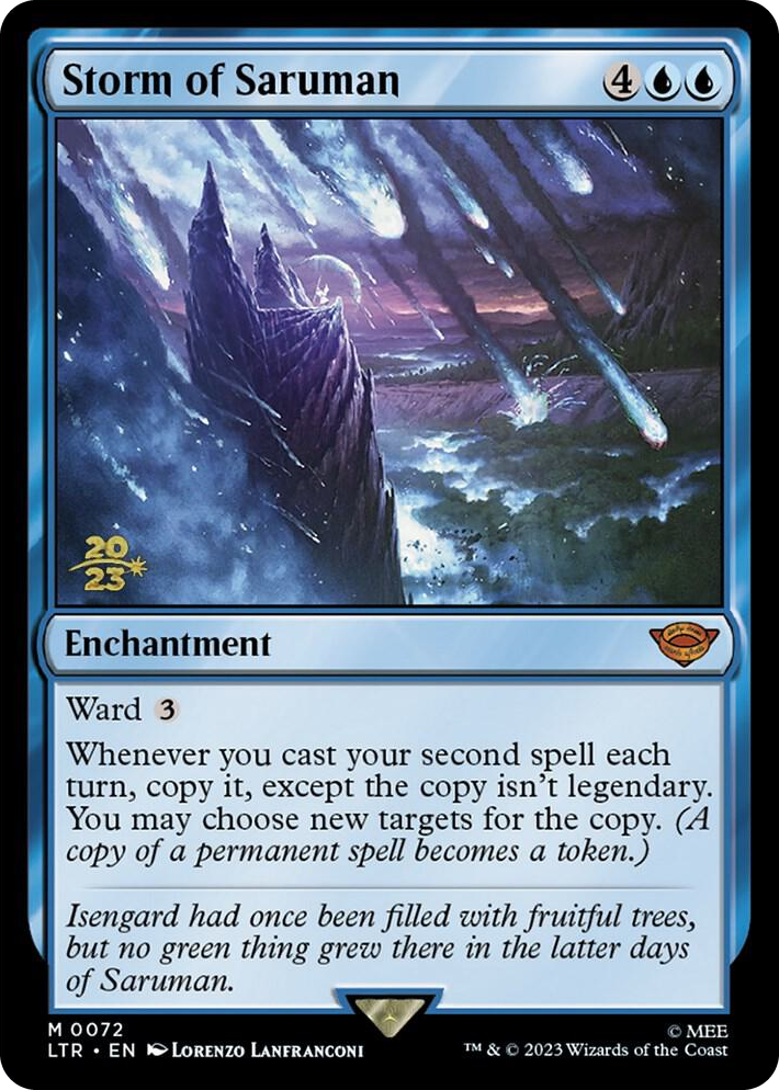 0072 Storm of Saruman M Prerelease Cards