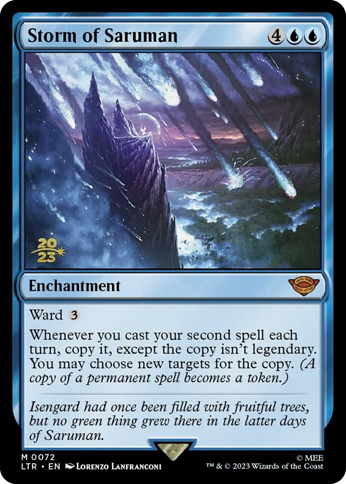 0072 Storm of Saruman M Prerelease Cards