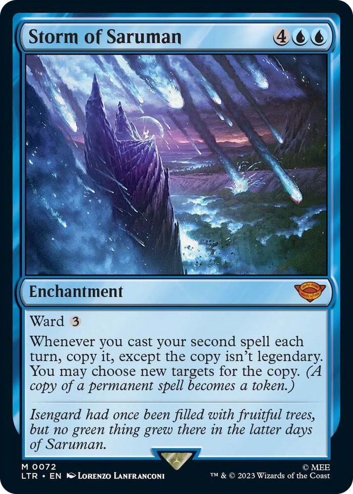 Storm of Saruman #72 M - Universes Beyond: The Lord of the Rings: Tales of Middle-earth Pokemon card