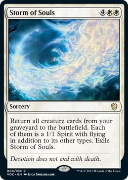0009 Storm of Souls R Commander: Innistrad: Crimson Vow
