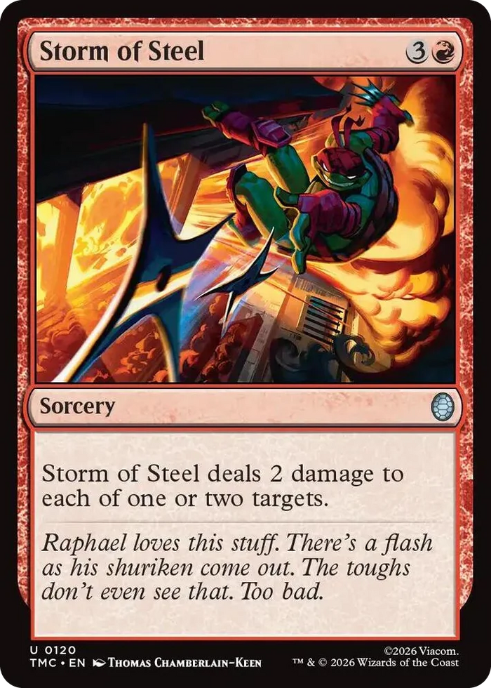 0120 Storm of Steel U Commander: Teenage Mutant Ninja Turtles