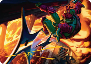 0048 Storm of Steel Art Card (Gold-Stamped Signature) S Art Series: Teenage Mutant Ninja Turtles