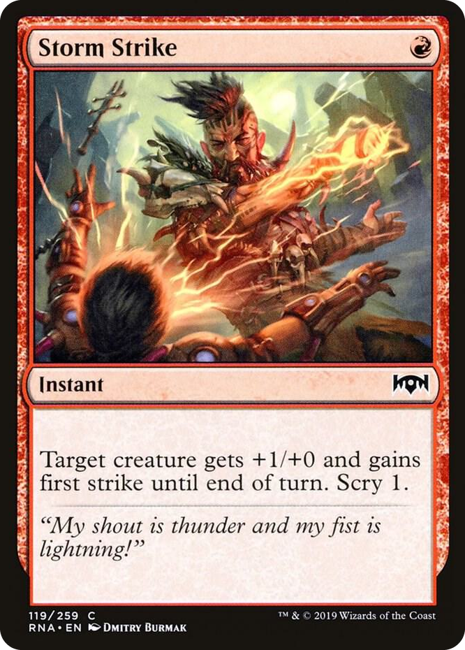 0119 Storm Strike C Ravnica Allegiance