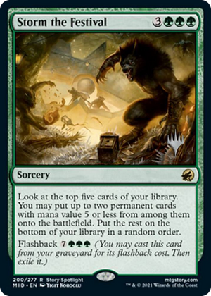 0200 Storm the Festival R Promo Pack: Innistrad: Midnight Hunt