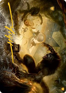 0054 Storm the Festival Art Card (Gold-Stamped Signature) S Art Series: Innistrad: Midnight Hunt