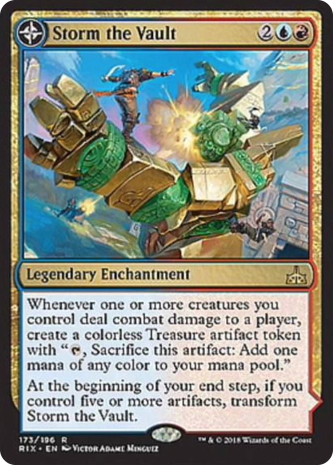 0173 Storm the Vault R Rivals of Ixalan