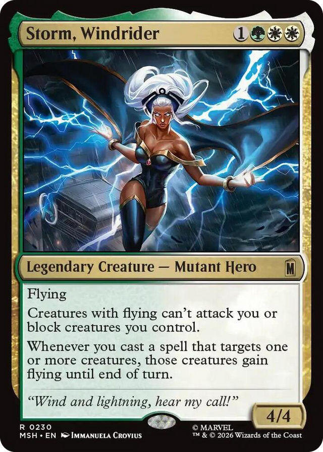 0230 Storm, Windrider R Marvel Super Heroes