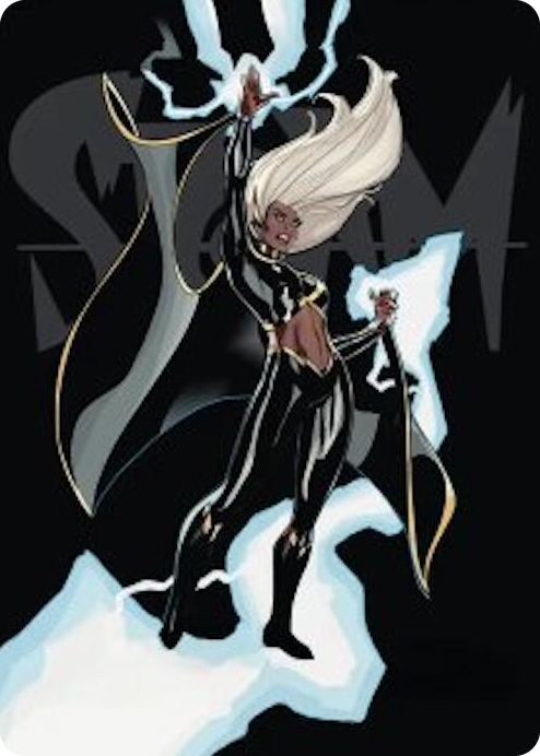 0030 Storm, Windrider Art Card S Art Series: Marvel Super Heroes