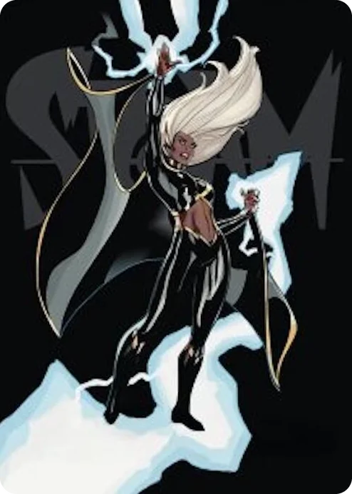 0030 Storm, Windrider Art Card S Art Series: Marvel Super Heroes