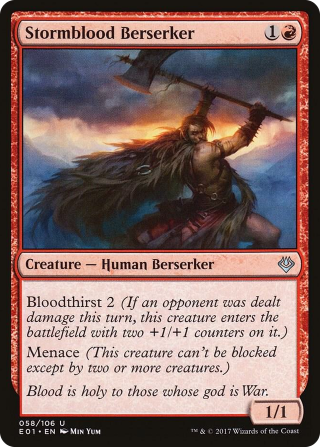 0058 Stormblood Berserker U Archenemy: Nicol Bolas
