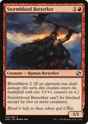 0130 Stormblood Berserker U Modern Masters 2015