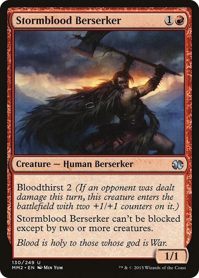 0130 Stormblood Berserker U Modern Masters 2015