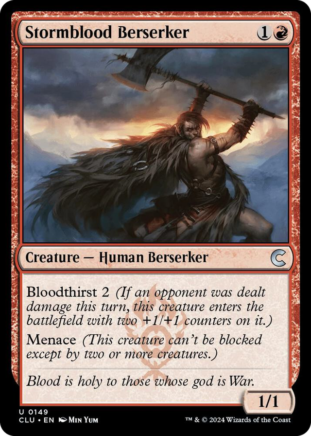 0149 Stormblood Berserker U Ravnica: Clue Edition