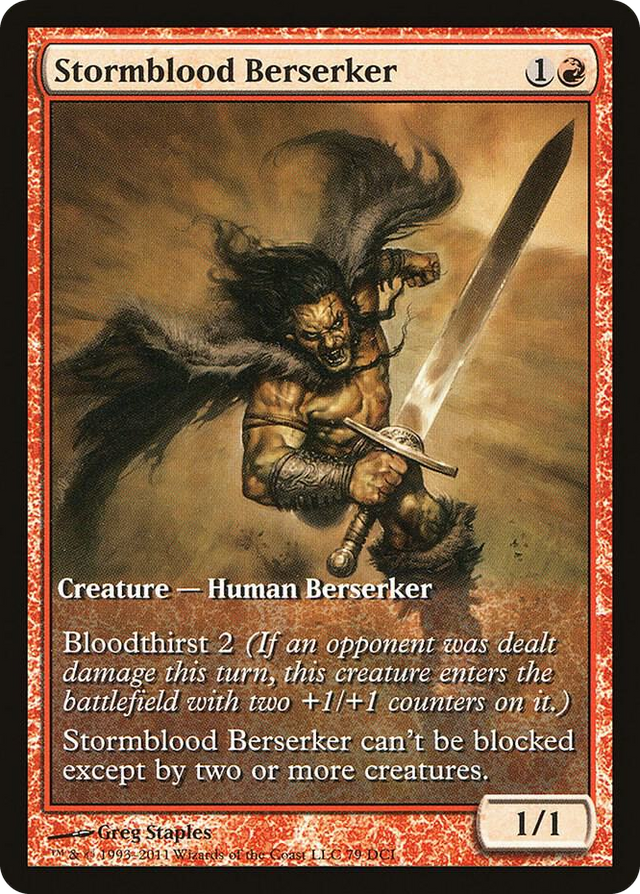 0156 Stormblood Berserker P Game Day & Store Championship Promos