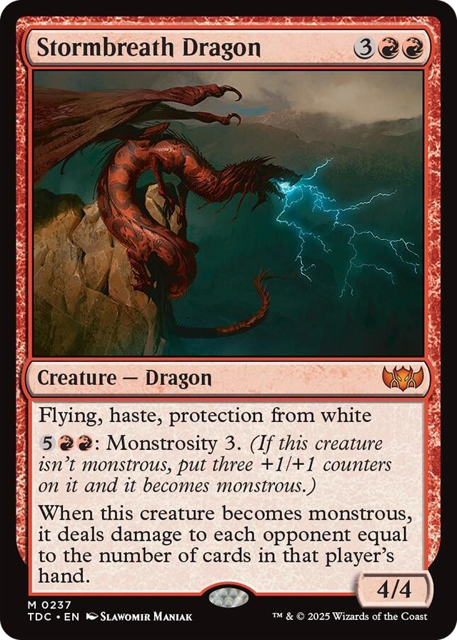 0237 Stormbreath Dragon M Commander: Tarkir: Dragonstorm