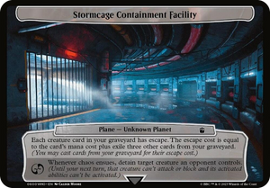0600 Stormcage Containment Facility T Planechase: Universes Beyond: Doctor Who