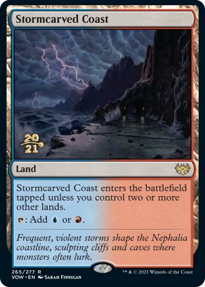 Stormcarved Coast #265 R - Prerelease Cards Pokemon card
