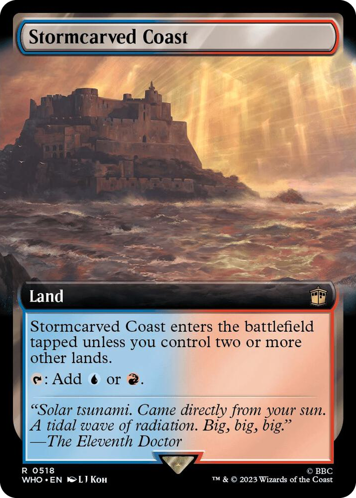 0518 Stormcarved Coast (Extended Art) R Universes Beyond: Doctor Who