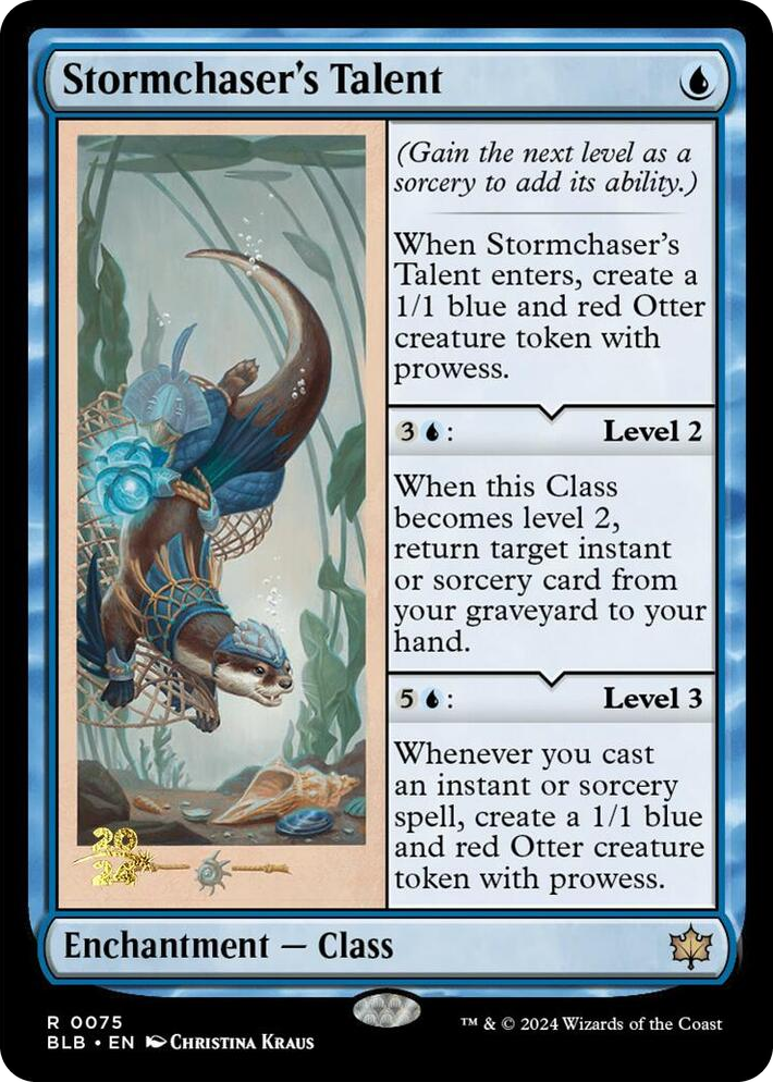 0075 Stormchaser's Talent R Prerelease Cards