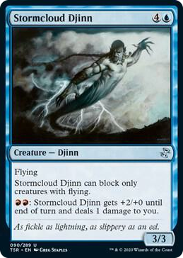0090 Stormcloud Djinn U Time Spiral: Remastered