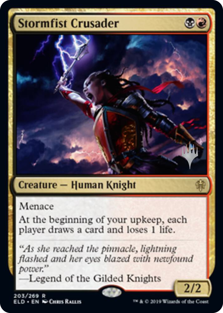 0203 Stormfist Crusader R Promo Pack: Throne of Eldraine