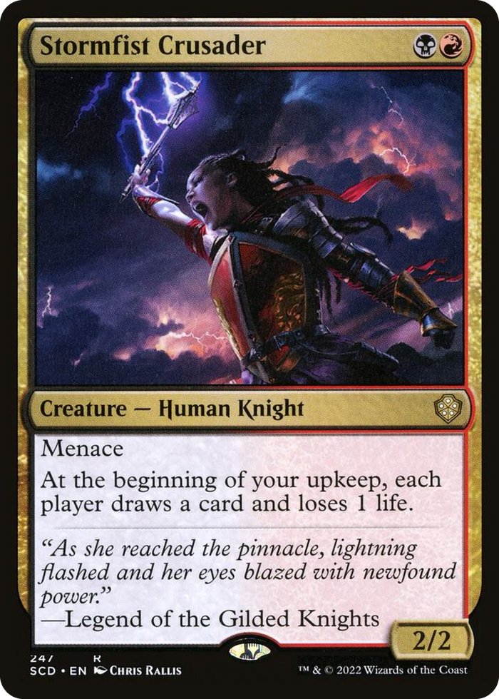 Stormfist Crusader #247 R - Starter Commander Decks Pokemon card
