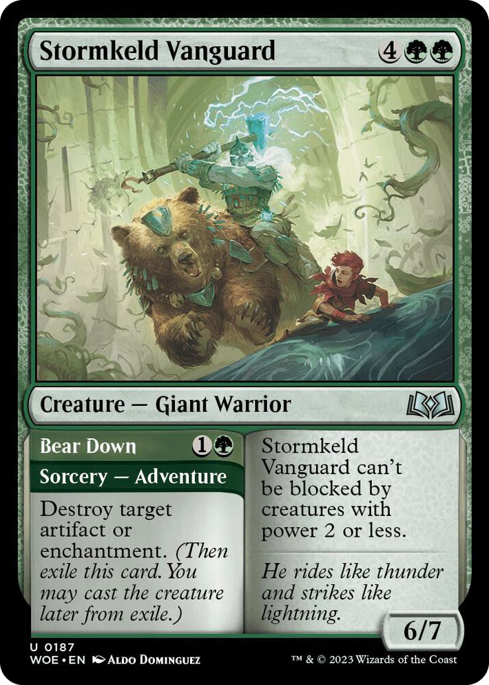 0187 Stormkeld Vanguard U Wilds of Eldraine