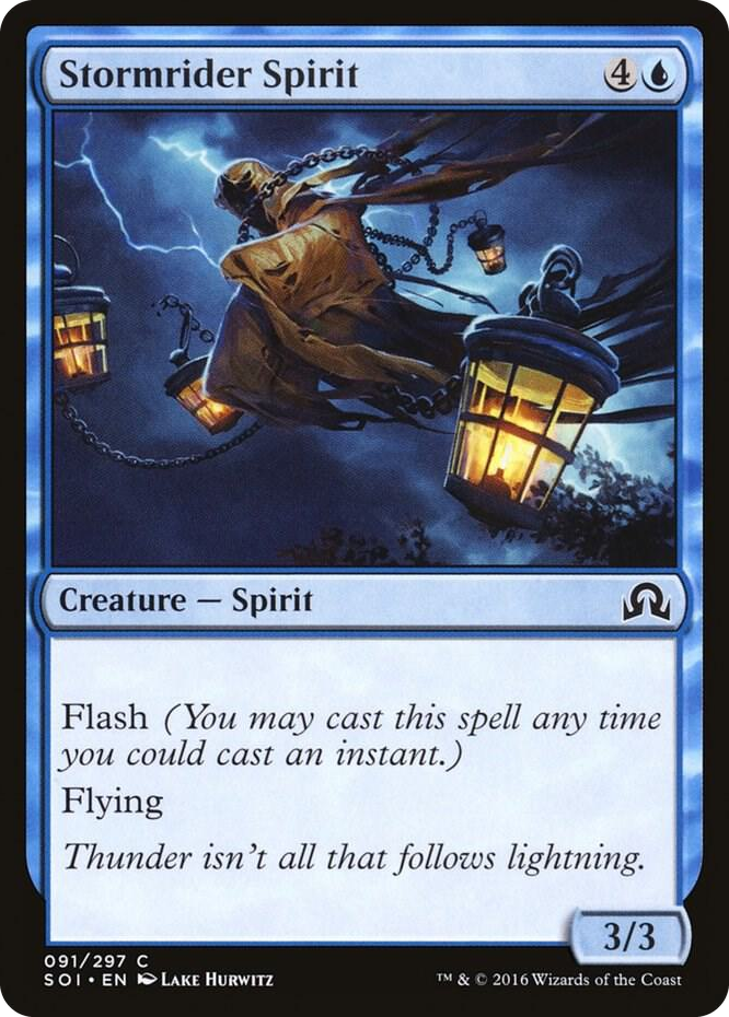 Stormrider Spirit #91 C - Shadows over Innistrad Pokemon card