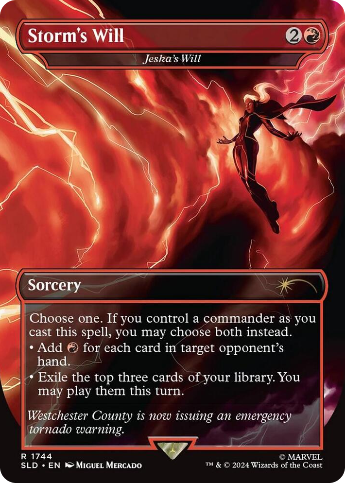 1744 Storm's Will - Jeska's Will R Secret Lair Drop Series