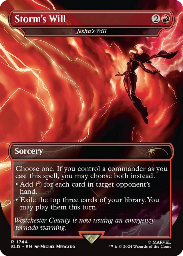 1744 Storm's Will - Jeska's Will R Secret Lair Drop Series