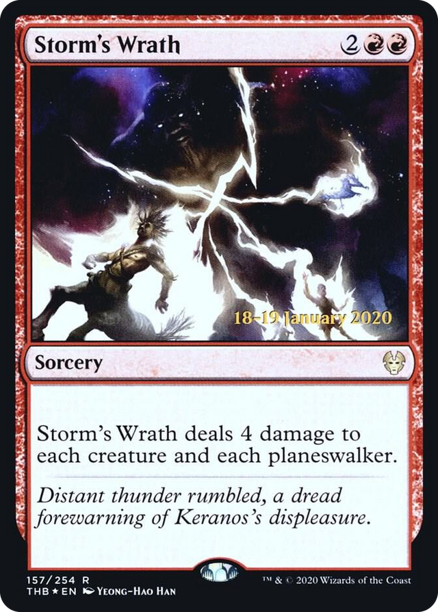 0157 Storm's Wrath R Prerelease Cards