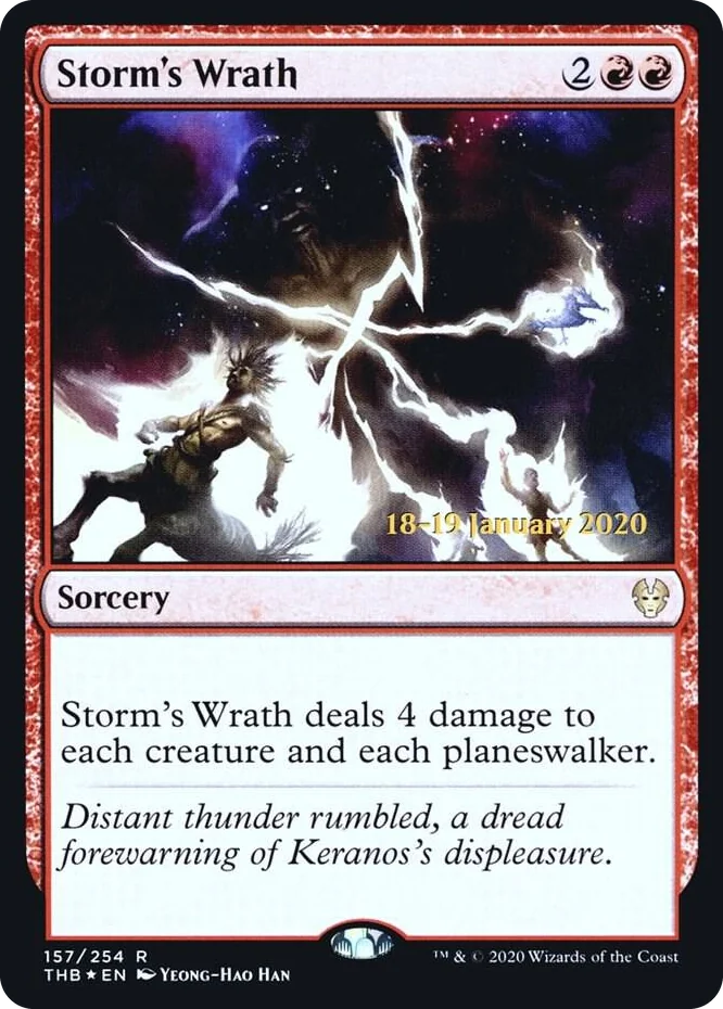 0157 Storm's Wrath R Prerelease Cards
