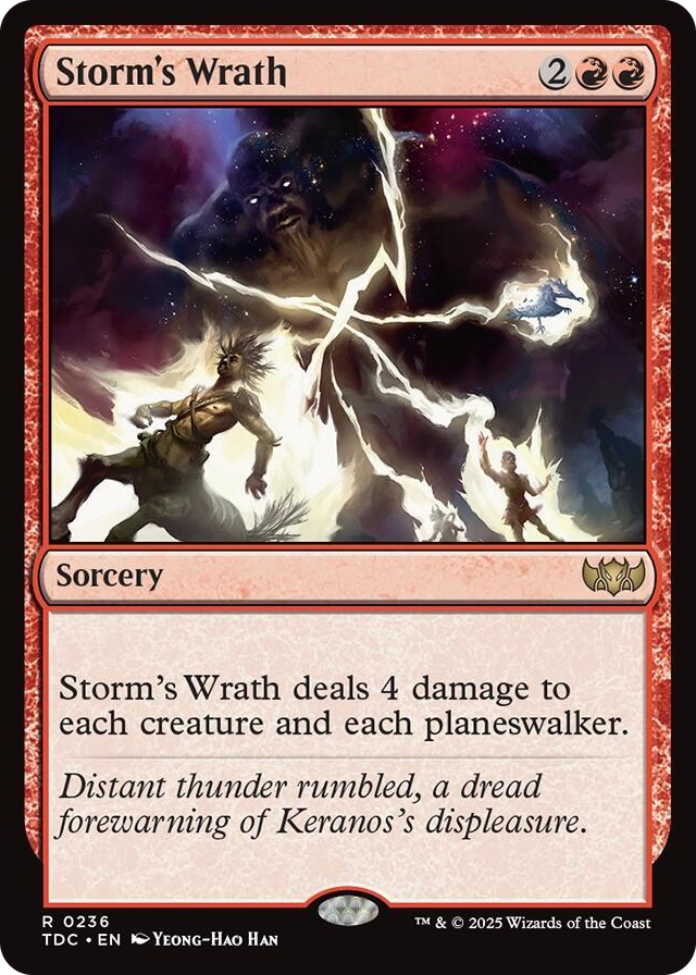0236 Storm's Wrath R Commander: Tarkir: Dragonstorm