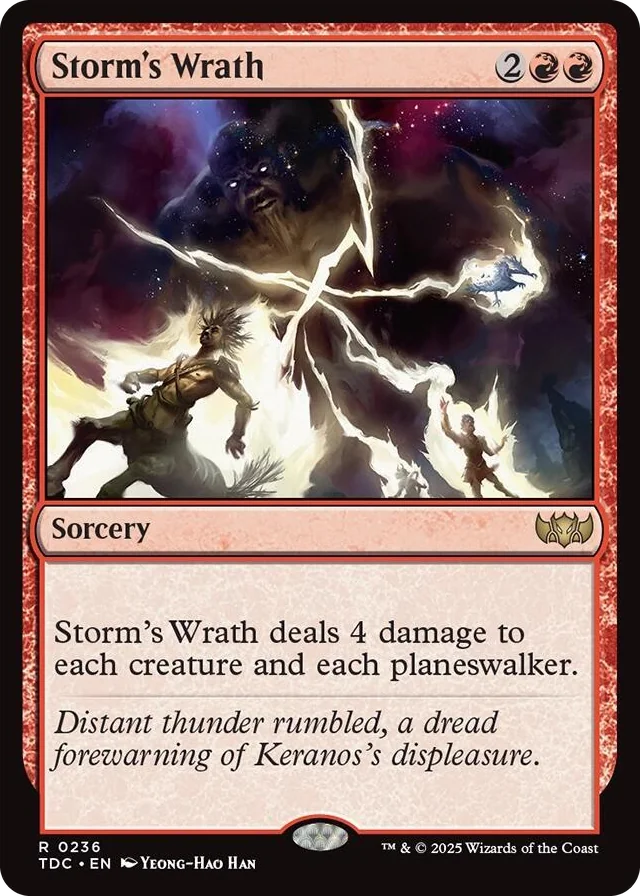 0236 Storm's Wrath R Commander: Tarkir: Dragonstorm