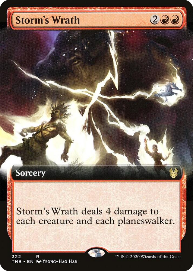 0322 Storm's Wrath (Extended Art) R Theros Beyond Death