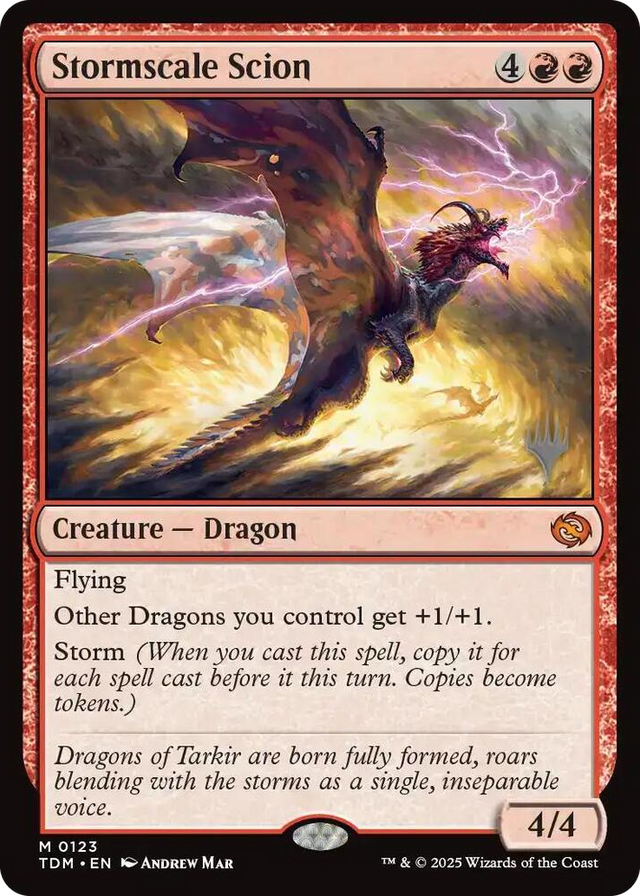 0123 Stormscale Scion M Promo Pack: Tarkir: Dragonstorm
