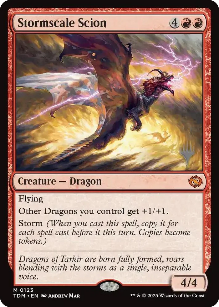 0123 Stormscale Scion M Promo Pack: Tarkir: Dragonstorm