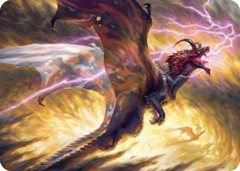 0017 Stormscale Scion Art Card (17/54) S Art Series: Tarkir: Dragonstorm