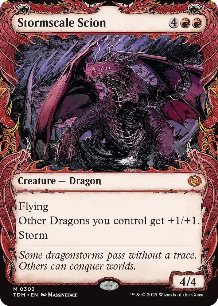 0303 Stormscale Scion (Showcase) M Dragonstorm