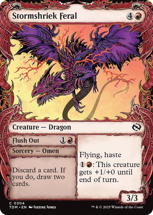 0304 Stormshriek Feral (Showcase) C Dragonstorm