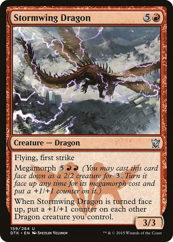 0159 Stormwing Dragon U Dragons of Tarkir