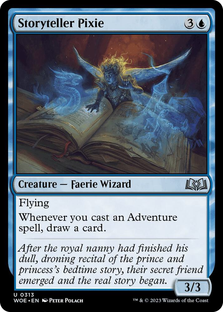 0313 Storyteller Pixie U Wilds of Eldraine