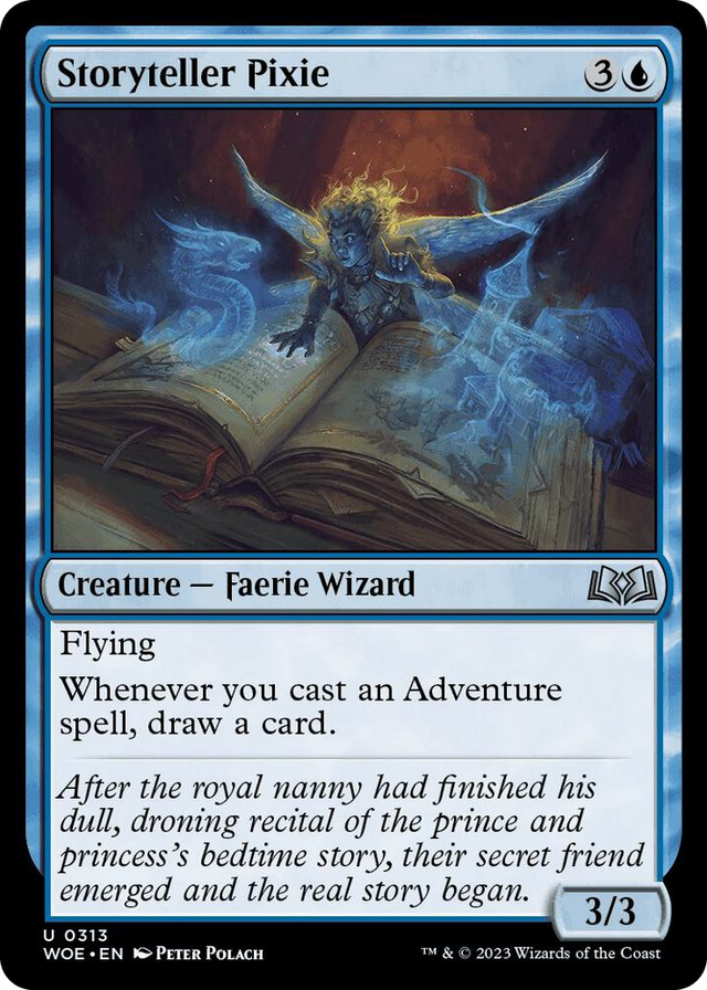 0313 Storyteller Pixie U Wilds of Eldraine