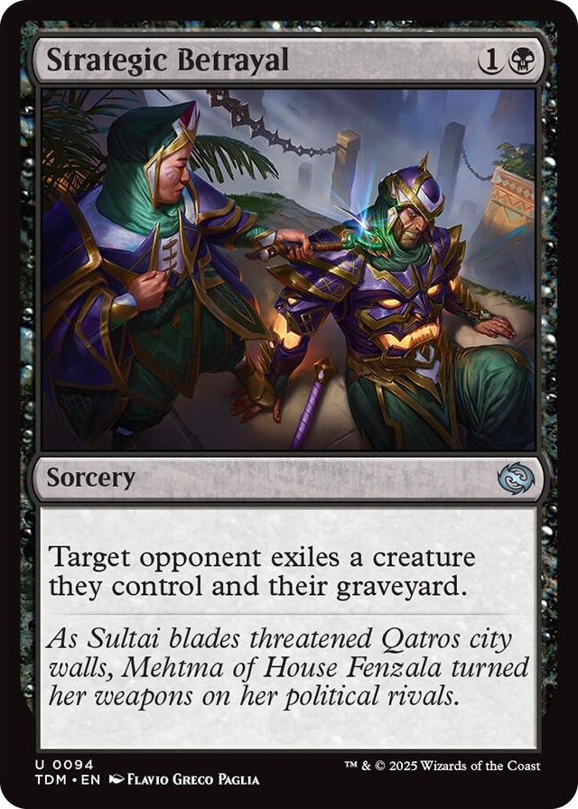 Strategic Betrayal #94 U - Dragonstorm Pokemon card