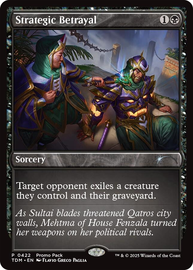 0422 Strategic Betrayal P Promo Pack: Tarkir: Dragonstorm