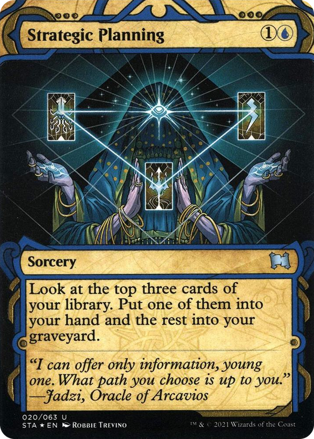 0020 Strategic Planning (Foil Etched) U Strixhaven: Mystical Archive