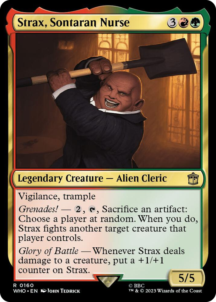 0160 Strax, Sontaran Nurse R Universes Beyond: Doctor Who