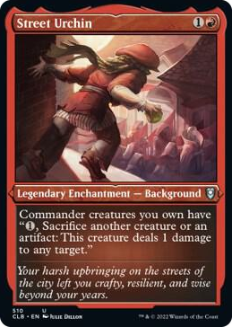 0510 Street Urchin (Foil Etched) U Commander Legends: Battle for Baldur's Gate