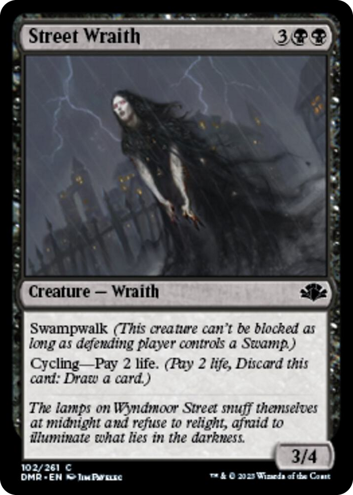 Street Wraith #102 C - Dominaria Remastered Pokemon card